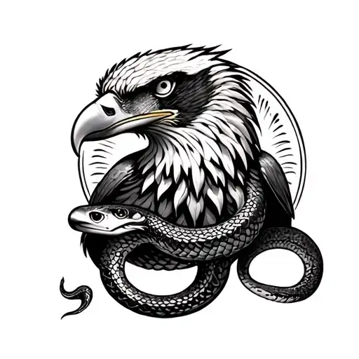 Eagle And Snake