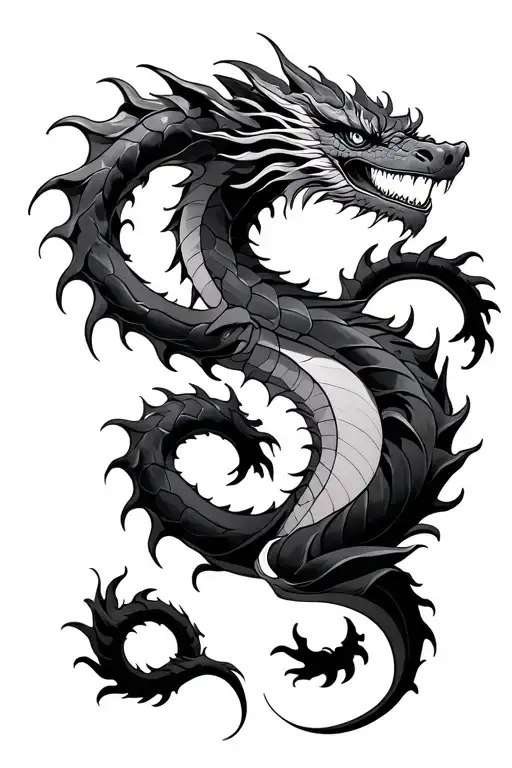 Wrap Around Dragon Shin To Calf