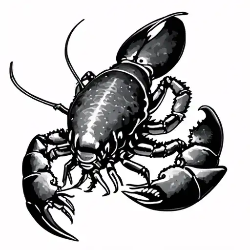 Lobster And Monkey Playing