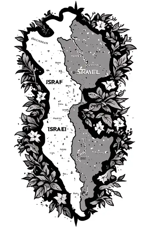 Israel Map Built