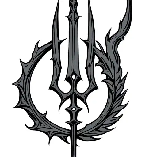 Posidons Trident Symbol