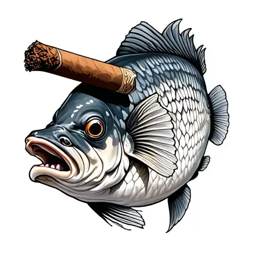 Fish With Cigar