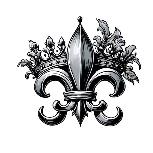 Fleur De Lys Crown Of Oliver French