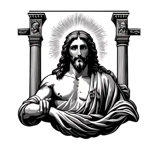 Jesus Christ Open Tomb Forearm