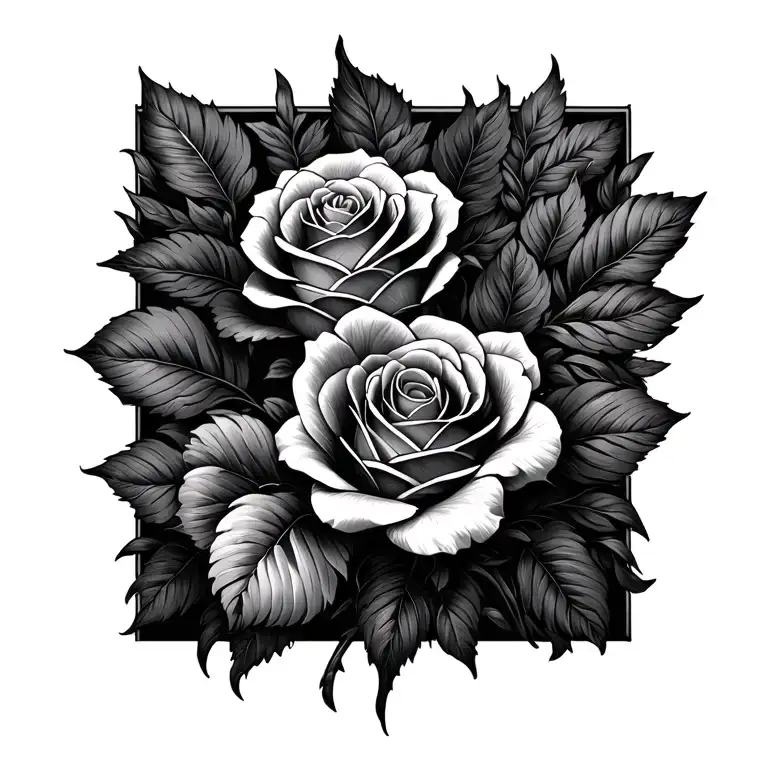 Cross Flowers Or Roses