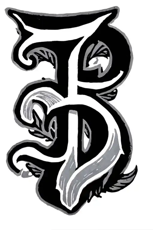 Roman Numeral 5 With Script