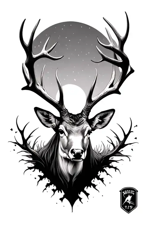 Deer Antlers Ripping Through Skin