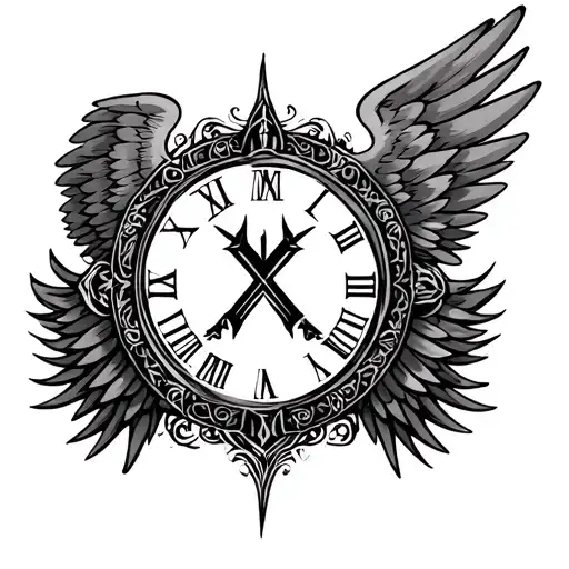 Ccclxxxvi In Roman Numerals Surrounded By Wings Simple As