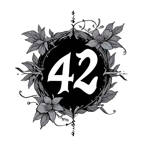 42 In Small Script Writing