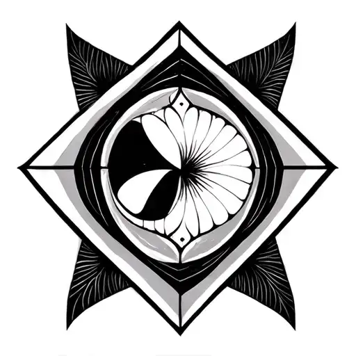 Geometric Pattern Representing Self Love