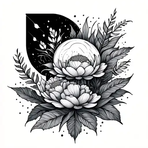 Growth Tattoo Fine Line