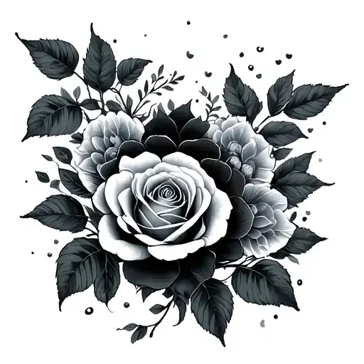 Owel Forest Landscape Roses