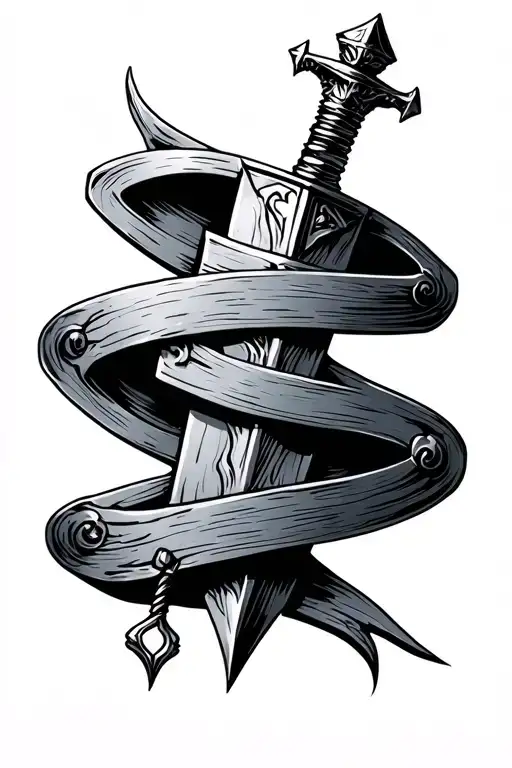 Sleep Token Dagger Wrapped