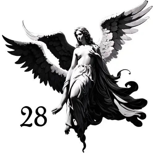 Angel Above Number 28
