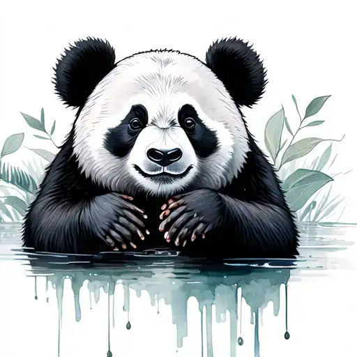 Water Colour Panda