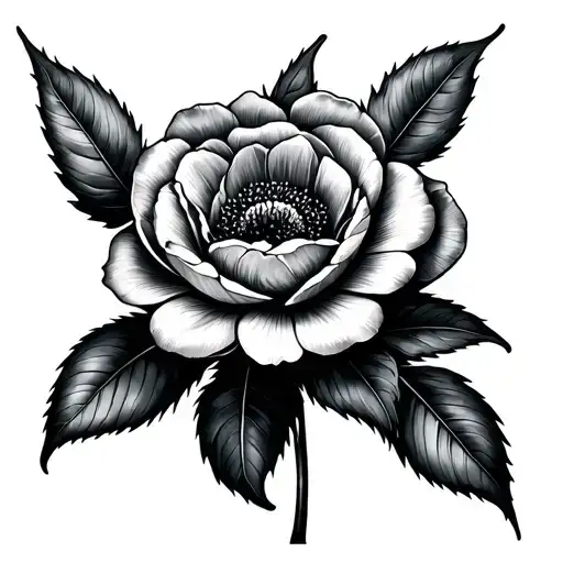 February Birth Flower With Greyson