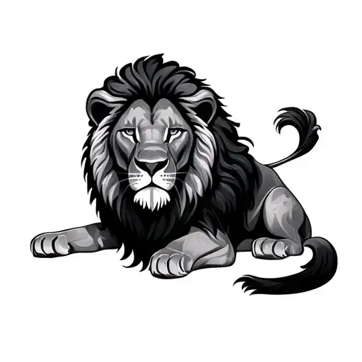 Lion And Lion Wearing