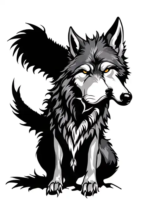 Viking Wolf Stalking