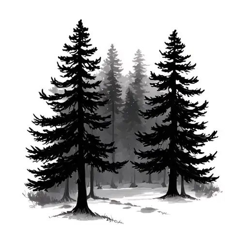 Pine Tree Forest