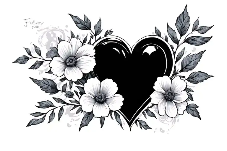 Flowers Follow Your Heart Love