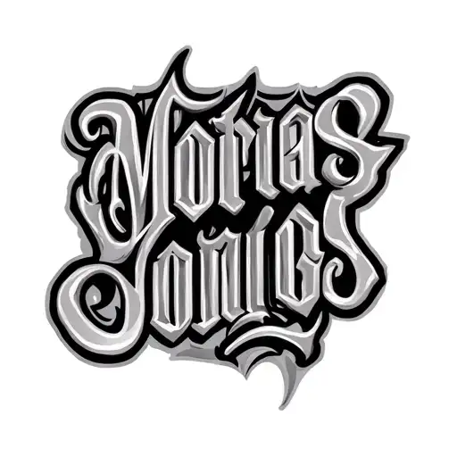 Morales With Gangster Letters