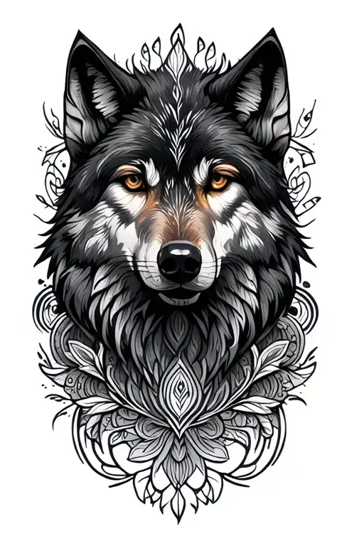 Mandala Wolf