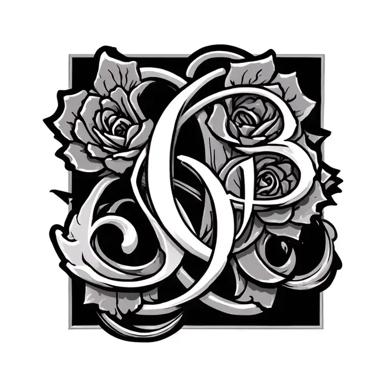 Initials Intertwined