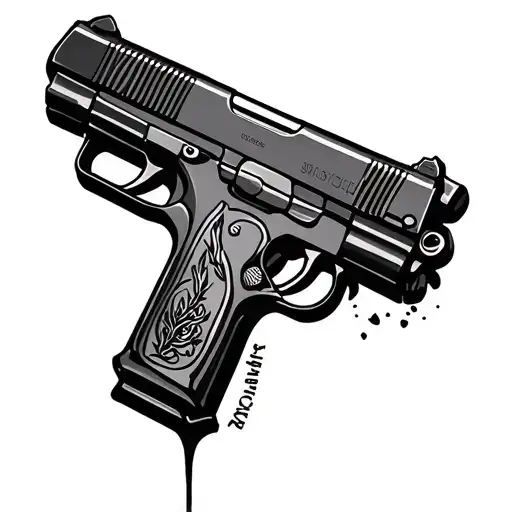 Create A Tattoo That Resembles Gun Park In Fight