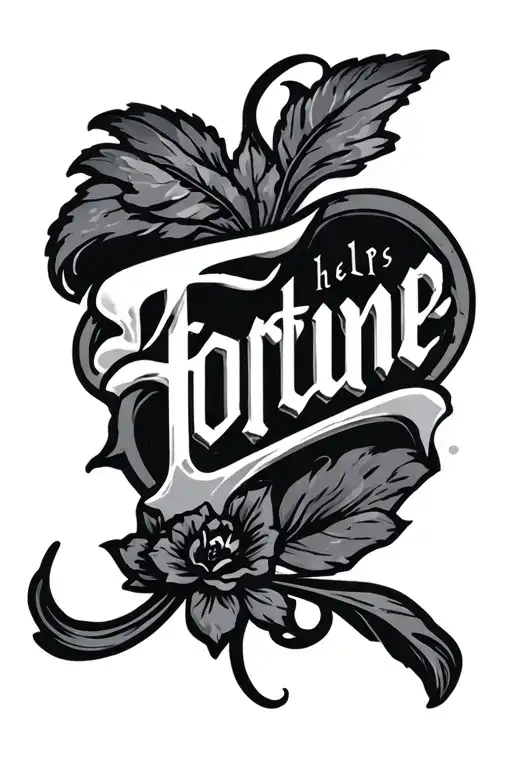 Fortune Helps Lettering