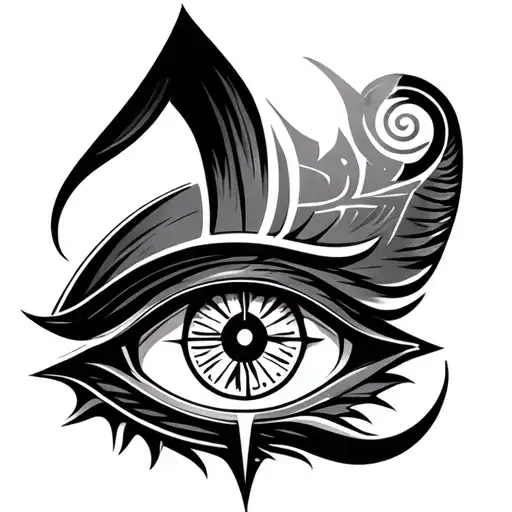 Eye Of Horus And Compass