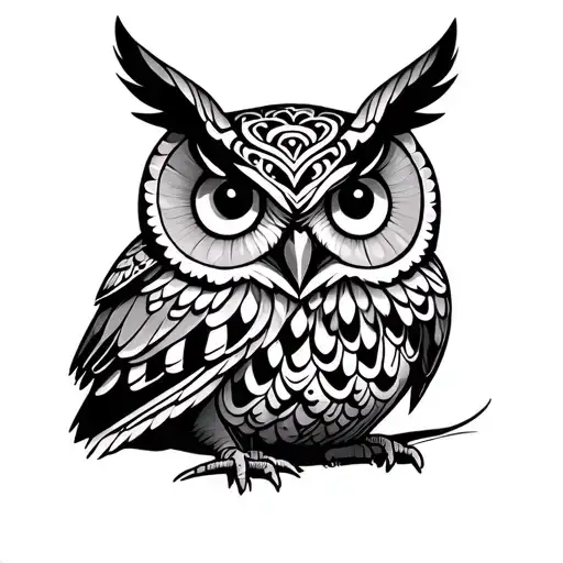 Mandala Owl