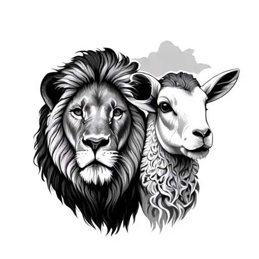 Lion And Lamb