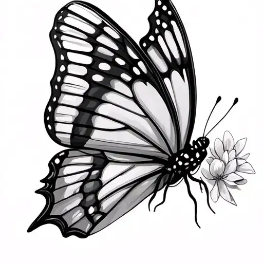 Butterfly Made By Book Open