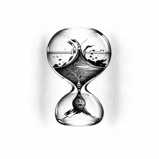Hourglass Sad And Beautiful World