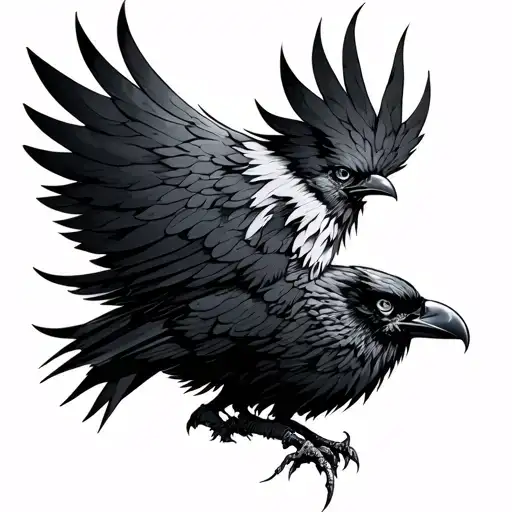 Viking Crow Full Sleeve