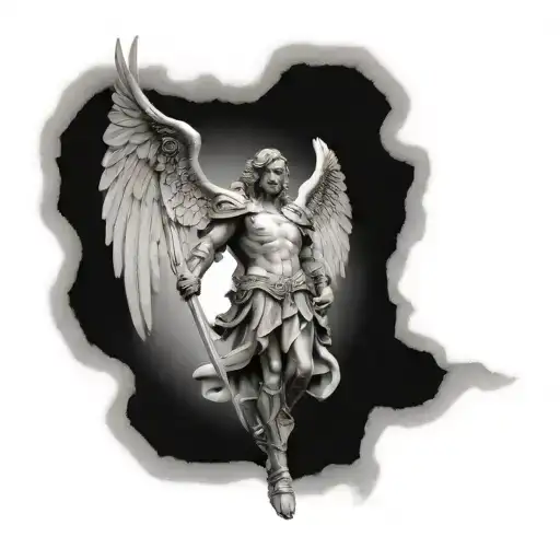 The Archangel Michael Holy Beautiful