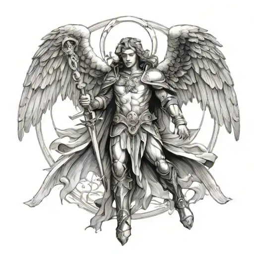The Archangel Michael Holy Beautiful