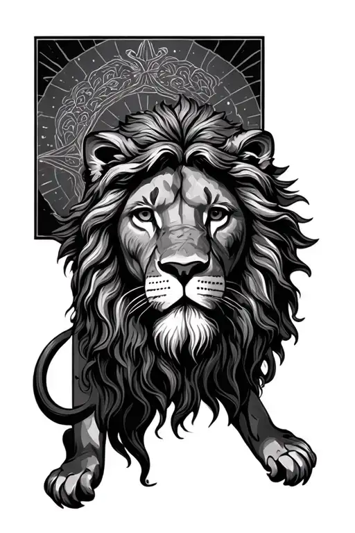 Lion And Jesus Christ