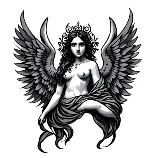 Virgo With Wings