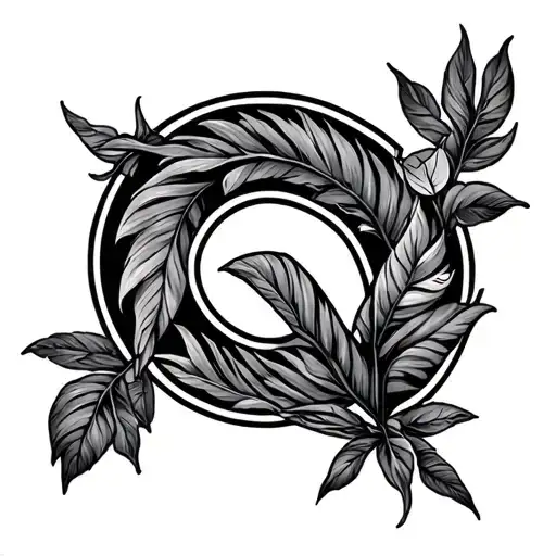 Letter O With African Influences