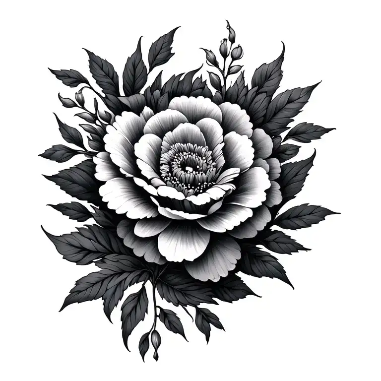 Birth Flowers Intertwined