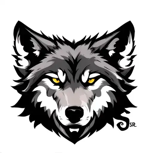 Wolf With Letter Cslr