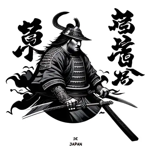Japan With Samurai