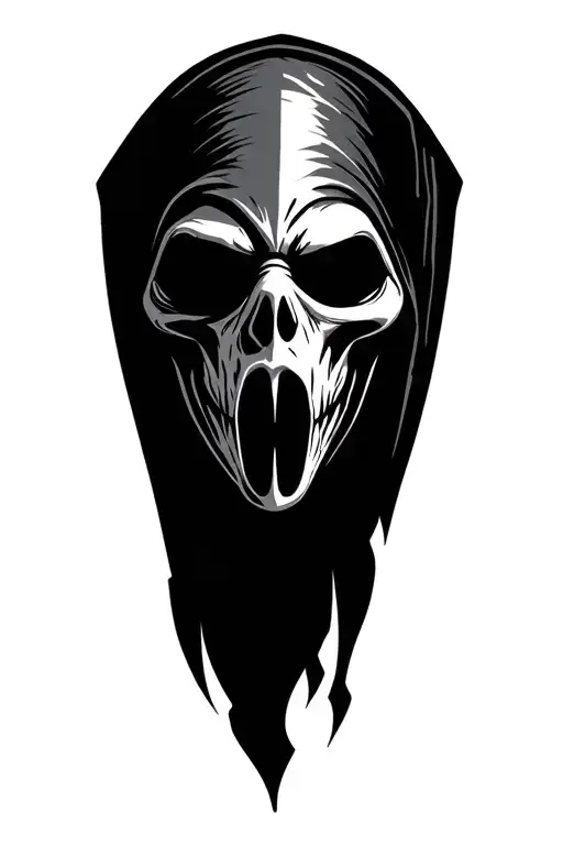 Plague Doctor Upper Body Only Side Profile Longer Nose