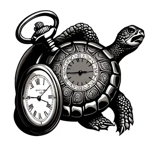 Turtle And Pocket Watch