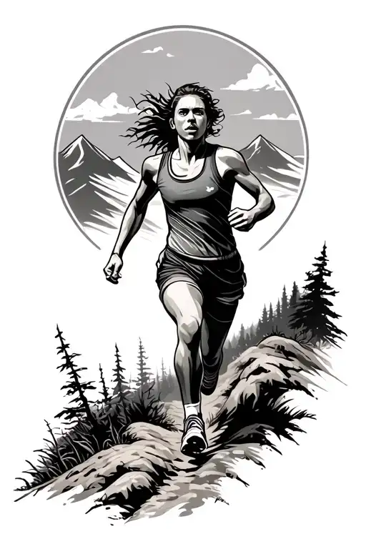 Trail Runner Running
