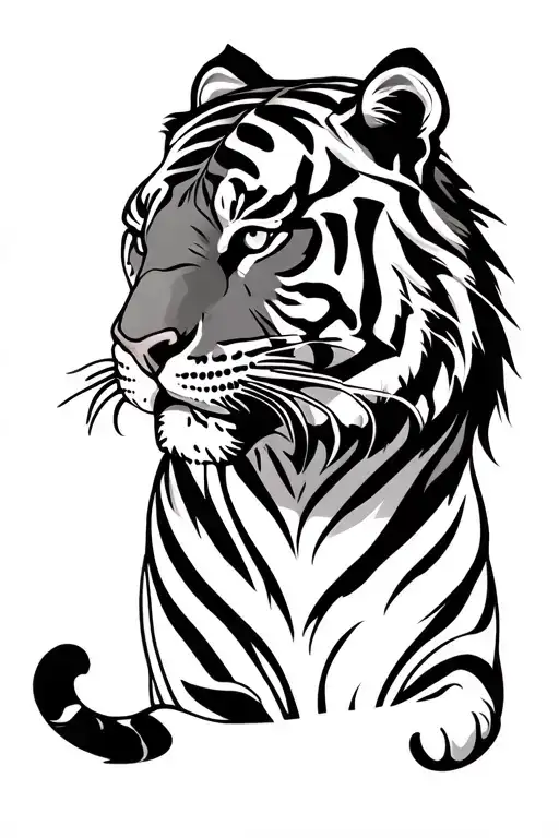 Traditional Tiger Profile