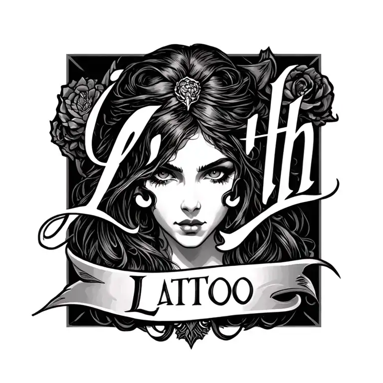 Lilith Name Tattoo Design