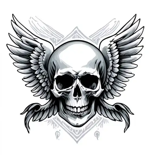 Skull And Wing