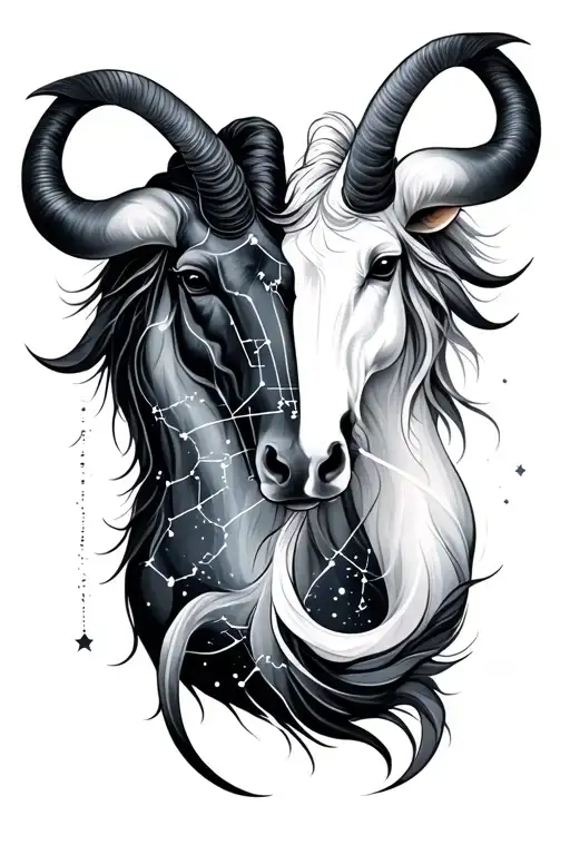 Taurus Libra Capricorn Constellation Merging